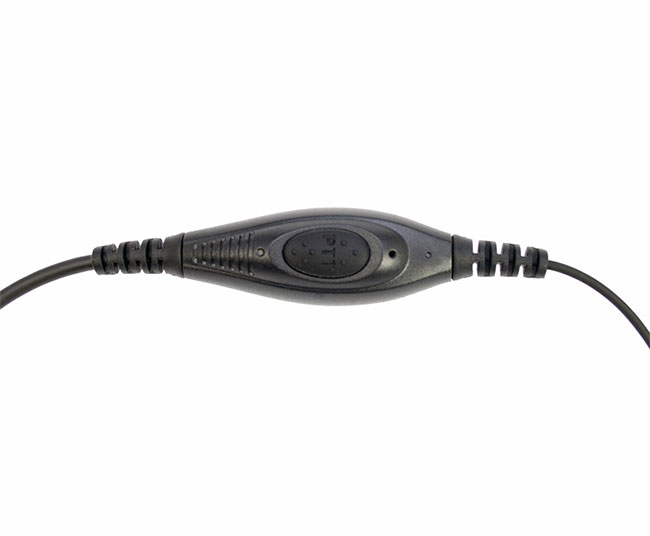 PIN18K NAUZER micro auricular PTT tipo botón, conector KENWOOD