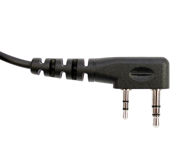PIN18K NAUZER micro auricular PTT tipo botón, conector KENWOOD