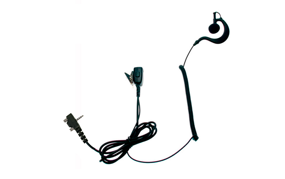 nauzer pin29y2 micro - auricular orejera rizado con ptt
