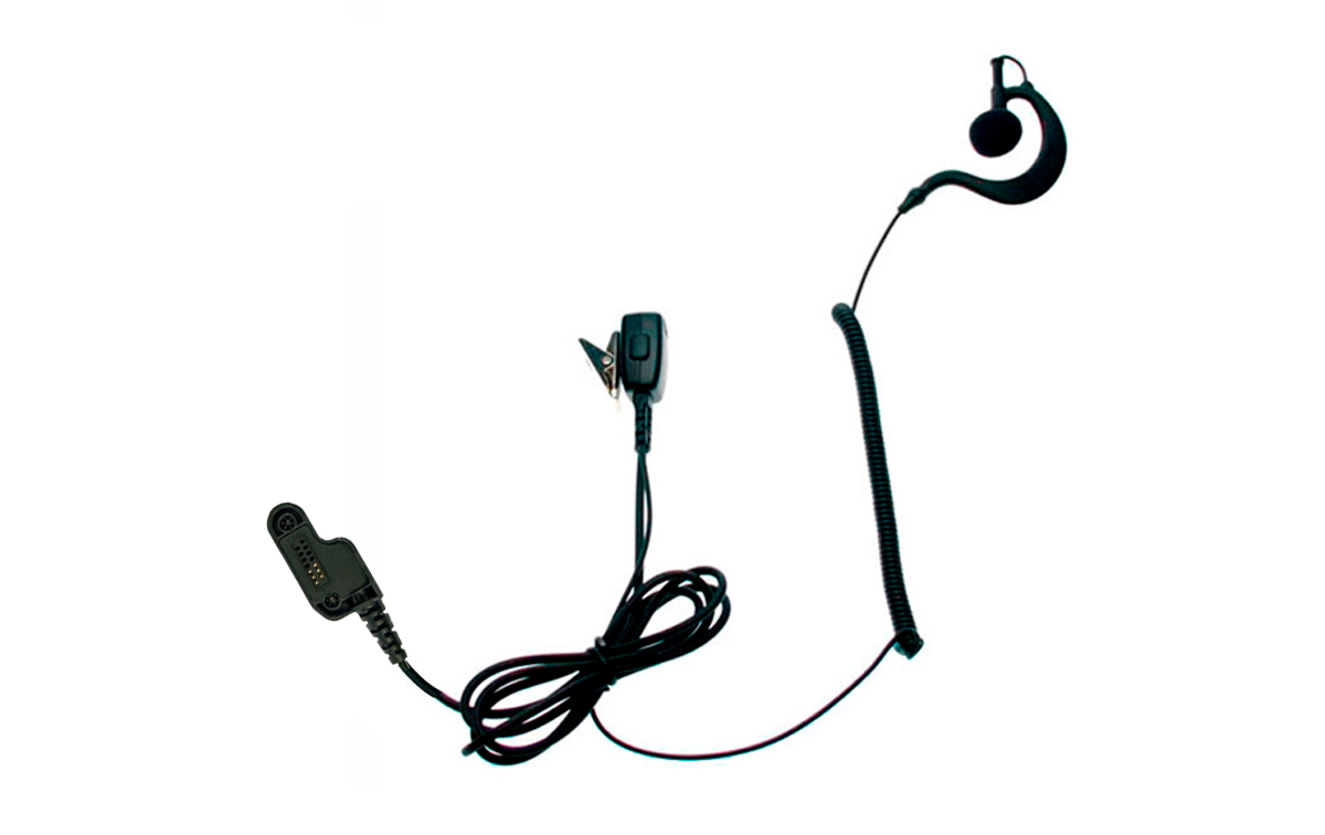 PIN29Y3 NAUZER Micro-Auricular Orejera rizado VERTEX - VX600/800/900