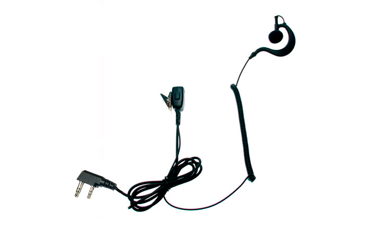 PIN29S2 NAUZER Micro-Auricular pinganillo tipo orejera, PTT ICOM