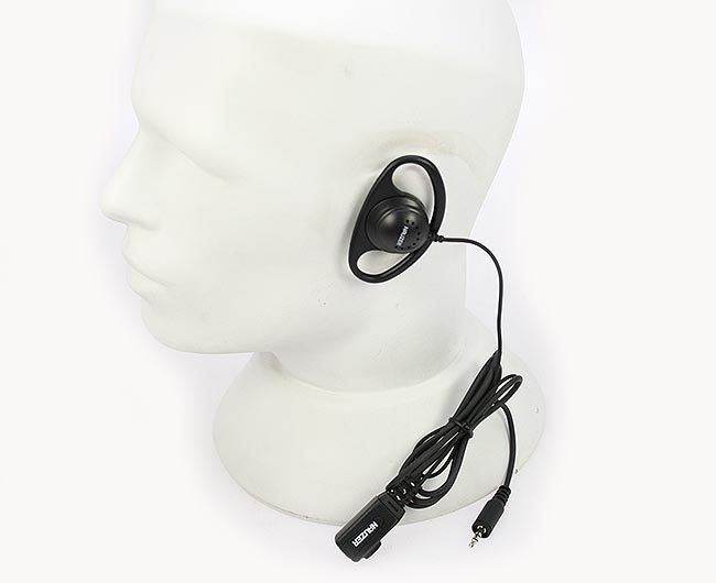 PIN77PKT NAUZER micro-auricular orejera cerrada, cable recto, Para KENWOOD PKT-23