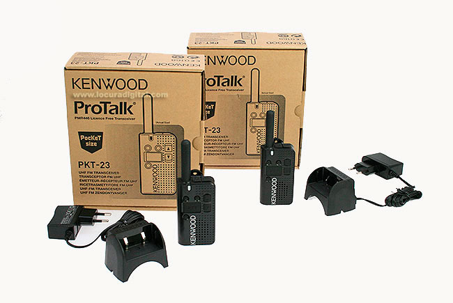 KENWOOD PKT23 KI 2 Walkie PMR 446 Uso Libre. 