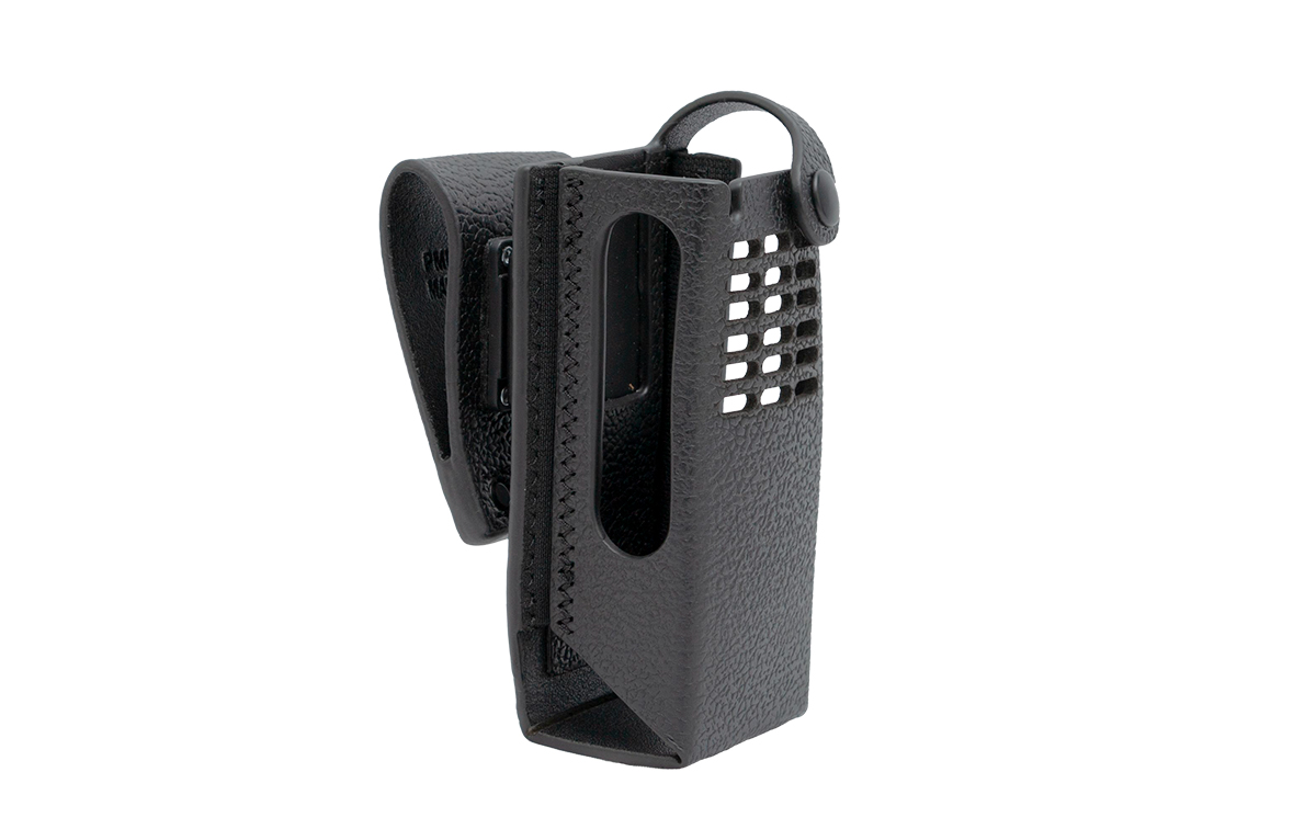 Motorola PMLN-8302 Funda cuero original Motorola   Clip walkies R7