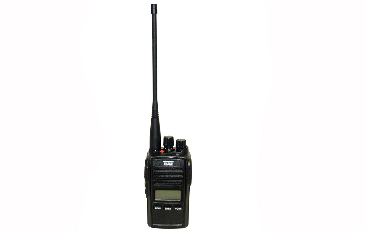 tecom pr-8090 walkie de caza uhf sin teclado ip67 con antena