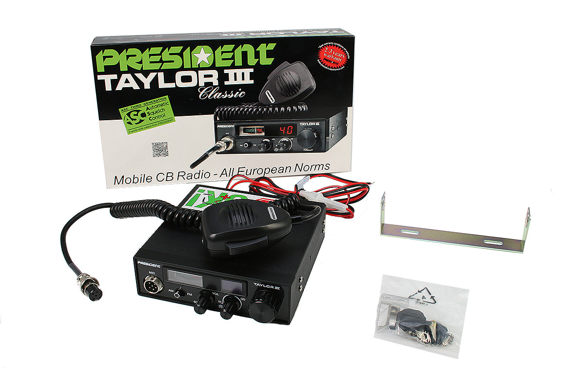 president taylor iii asc emisora 40 am / fm multi-normas europeas