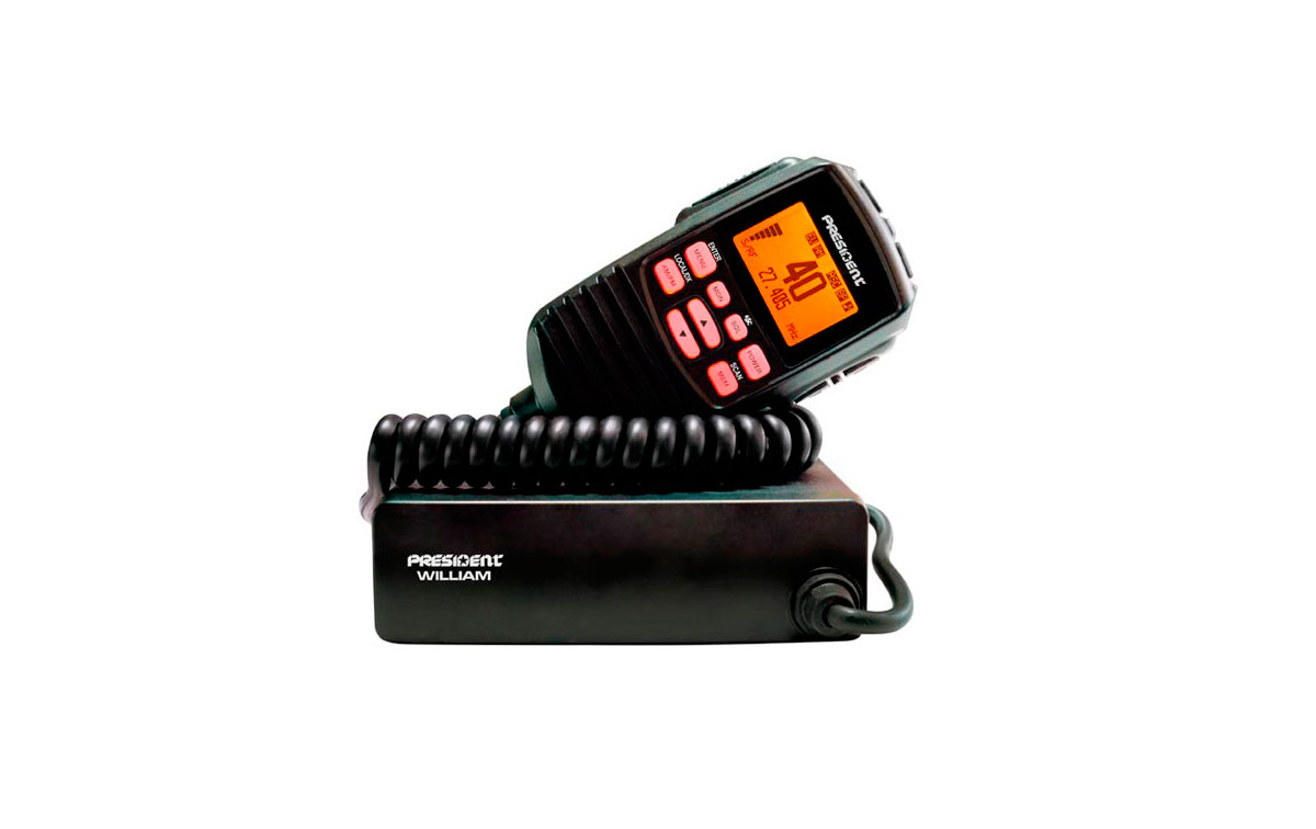 ESIDENT WILLIAM ASC. Emisora CB 27 Mhz. Con display en micro