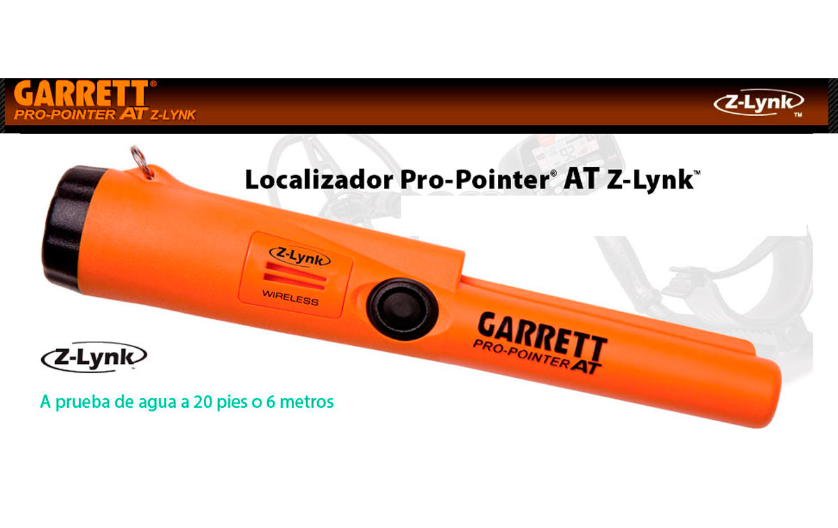 PRO-POINTER-ATZ-LINK Detector metales manual sumergible 6m inalambrico