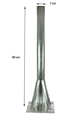 Ps70-850 Suporte para prato de 90 cm. Andar de instala?, 70 mm. di?tro