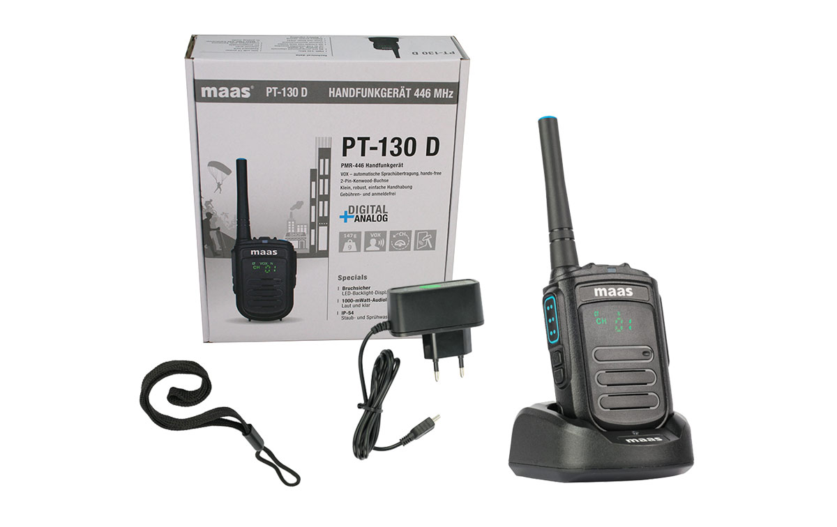 Walkie Talkie Uso Libre PMR446 Analógico Digital DPMR446