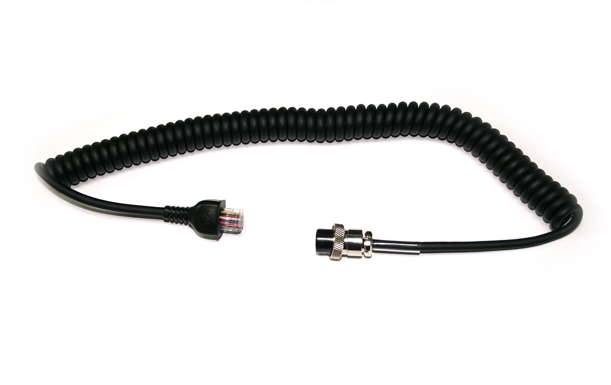 RECYS8100540 YAESU replacement cable 8 pins to RJ for MD100 microphone