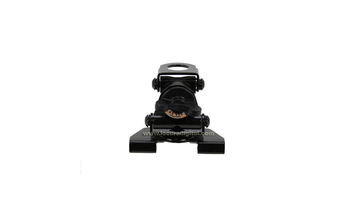 CPMET RS-530 Suporte universal pequeno para iniciar, portão, etc ... Instalação em antenas de veículos, multi-articulado, COR PRETA