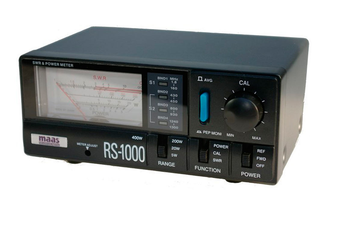 RX-1000 MAAS Medidor agujas cruzadas frecuencias 1,8 -160-430-1300 Mhz