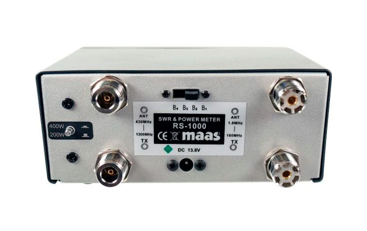 RS-1000 MAAS Medidor frecuencias 1,8 -160-430-1300 Mhz