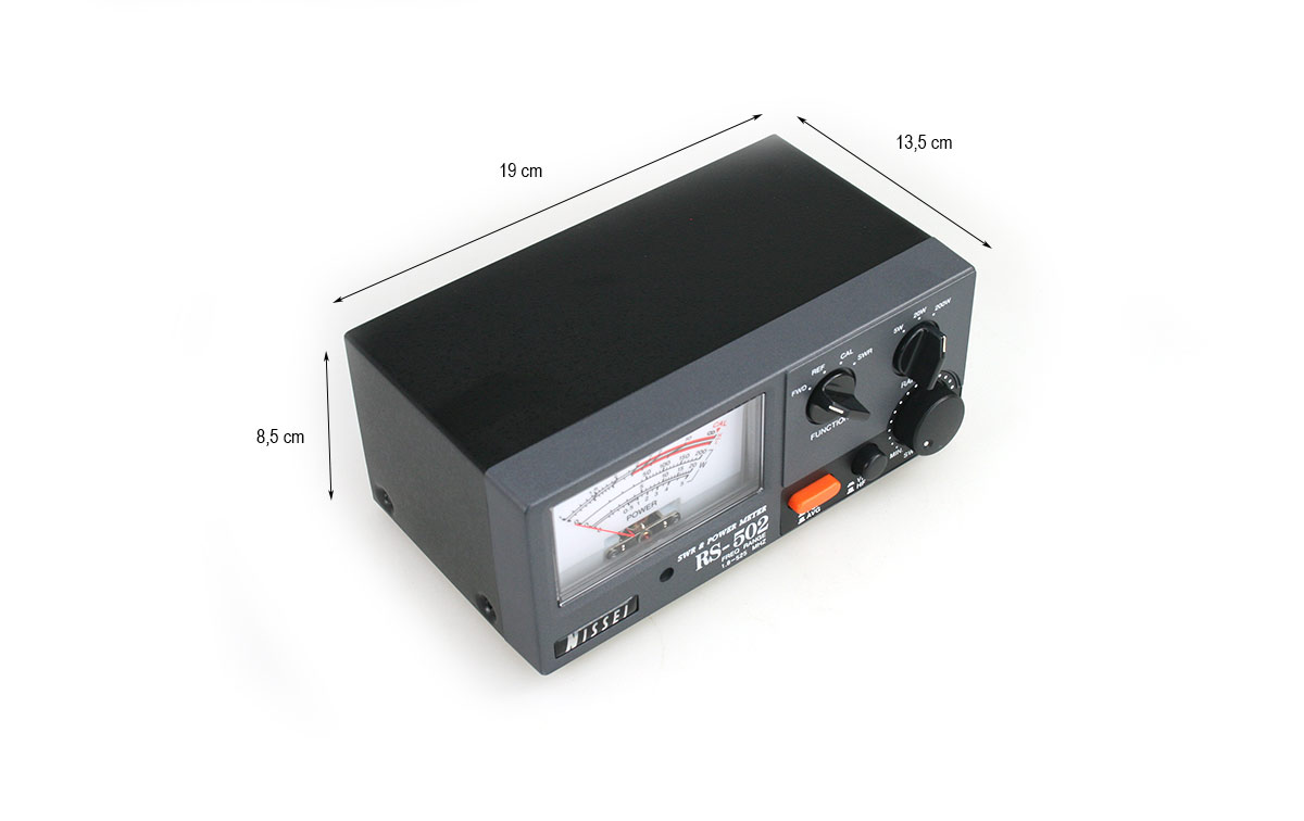 RS-502 NISSEI Medidor estacionarias ROE SWR 1,8 a 525 Mhz. 200 watios