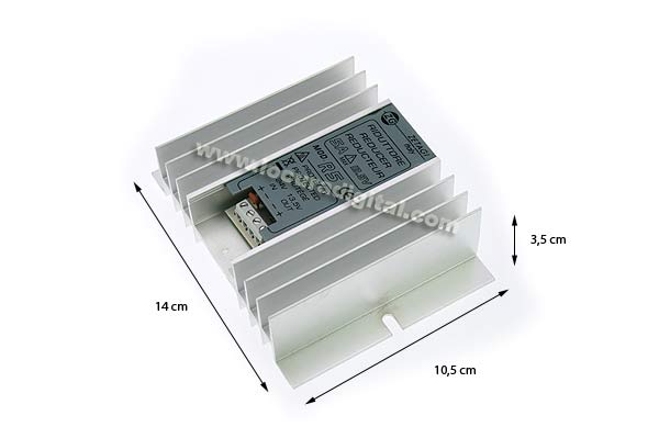 R5 ZETAGI reductor de voltage ZETAGI de 24 a 12 voltios 5 amperios autoprotegido 