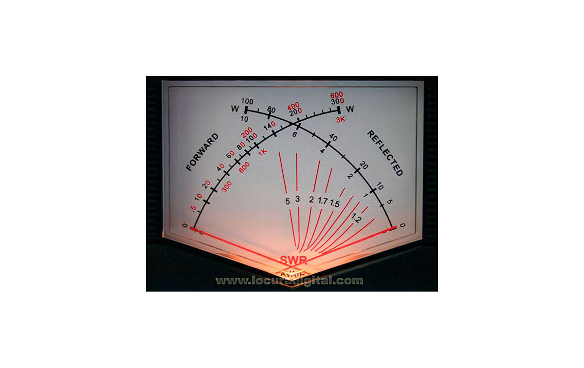 hoxin rw200cn swr meter / power frequency 1.8 to 160 mhz