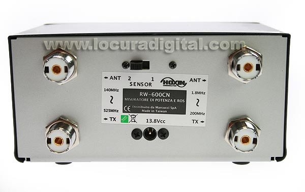 RW600CN HOXIN Medidor ROE / POTENCIA  FRECUENCIA 1,8- 160 / 140 - 525 mHz