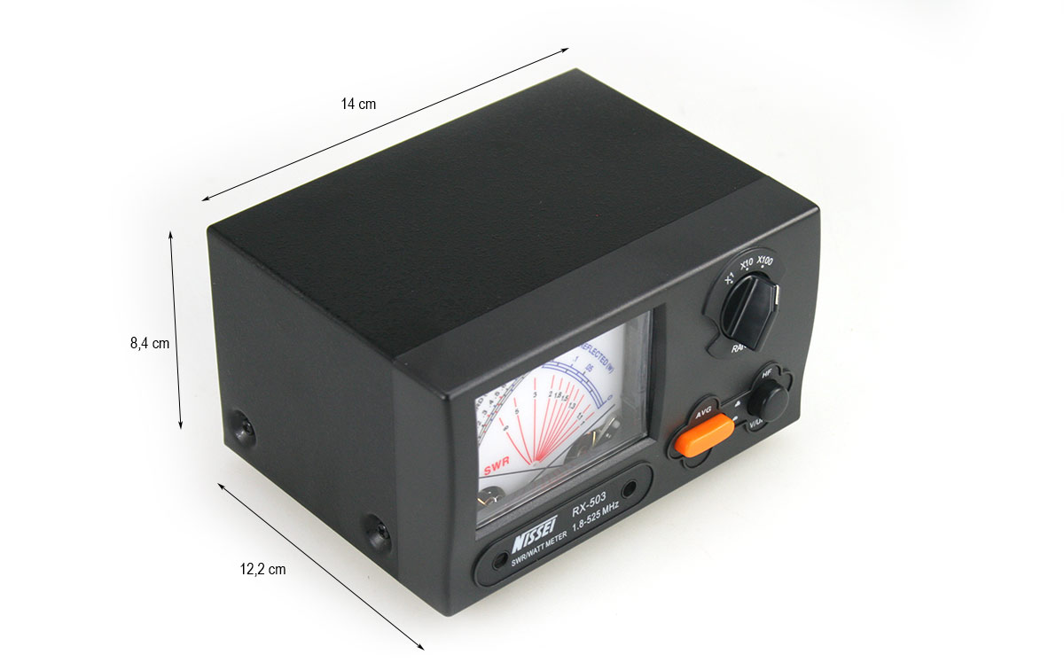 NISSEI RX-503 Medidor R.O.E. / Watimetro hasta 200 w. 1.8 - 525 MHZ