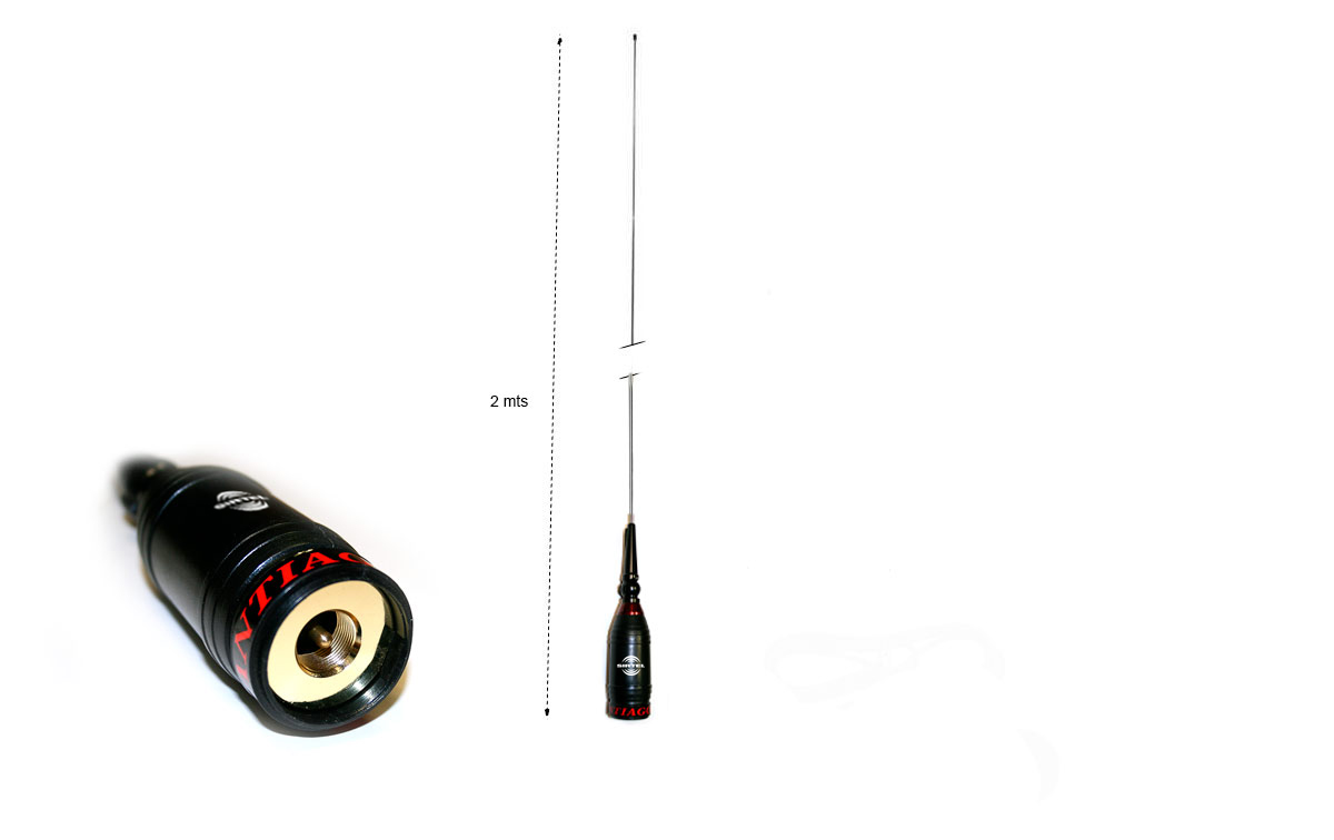 Sirtel SANTIAGO 1200 Antena completa CB 27 Mhz + base + cable 4 mts