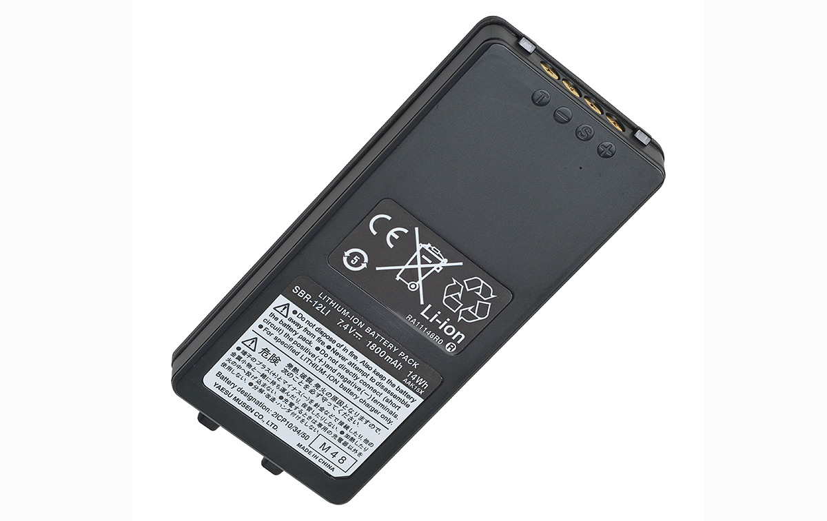 sbr12li bateria de litio 7,4 v capacidad 1800 mah para fta 550 l / ft750 l