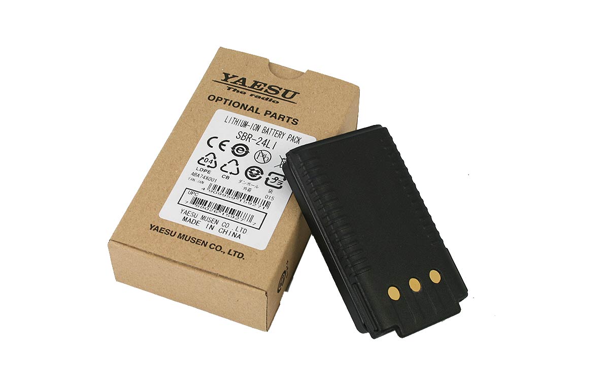 sbr24li yaesu bateria original 1800 mah li-ion para yaesu ft70de