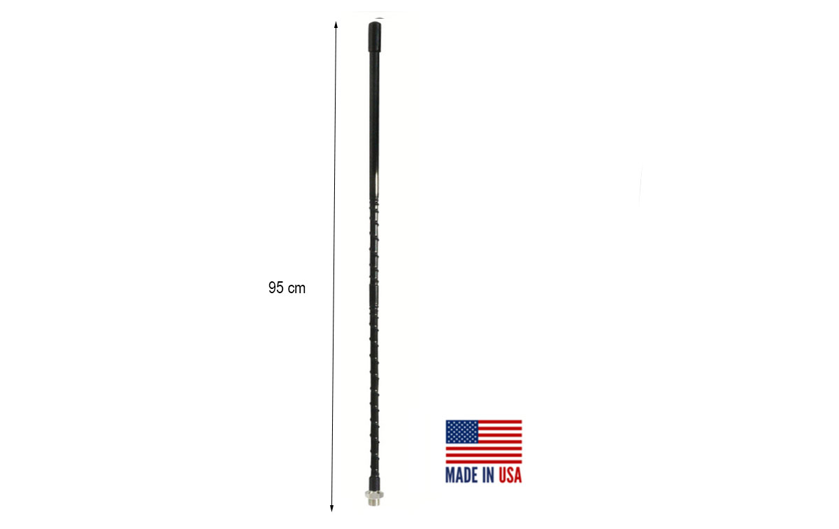 procomm sf3-b antena rosca 3/8 vehiculo radiante cb27 longitud 95 cm