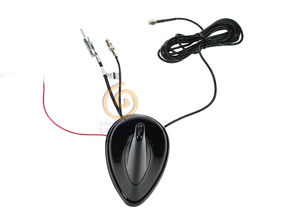 SHARK2 triband antenna for car GPS, UMTS, GSM, AM-FM Amplified