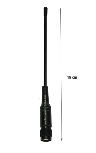 Antenne VHF 136-174 MHz SOMMERKAMP SHKC211TP. 19 cms. TNC