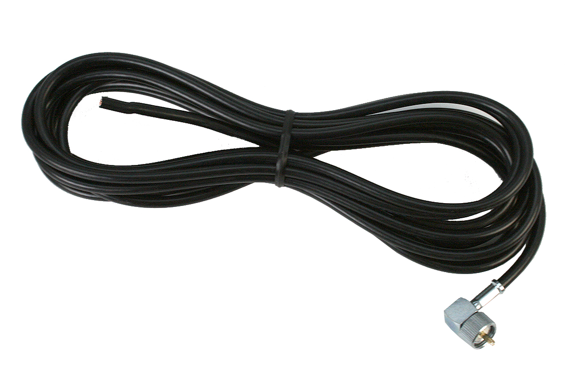 SIRIOCABLEDV SIRIO 4 mts. cable RG58   Conector acodado DV 