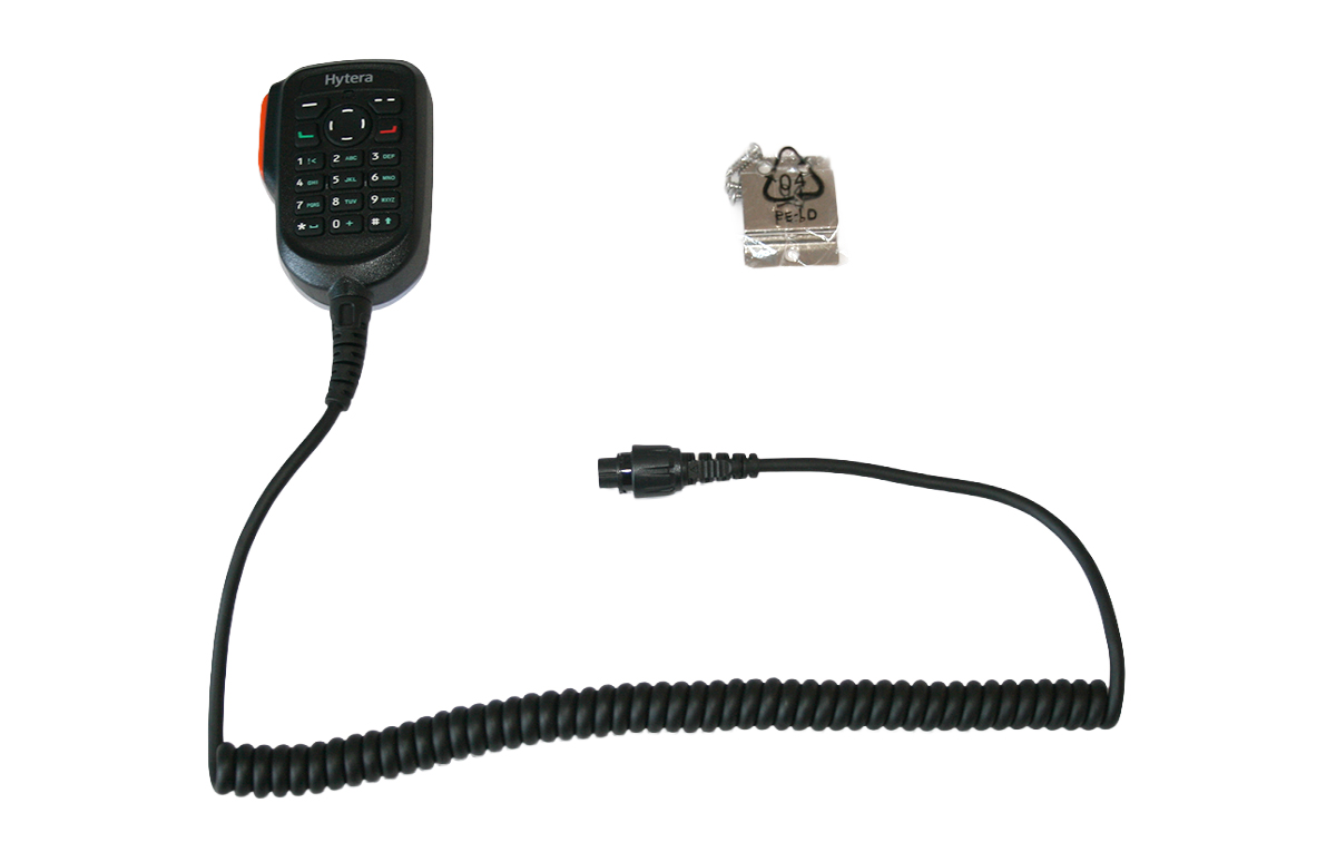 HYTERA SM19A3 Microfono con teclado 16 teclas y botón emergencia HM785