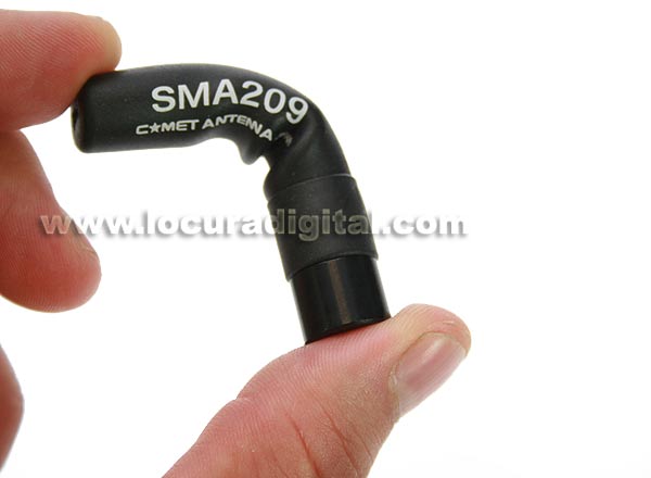 COMET SMA209 bibanda super portable antenna 144/430 MHz fex ible. 6.8 cms.