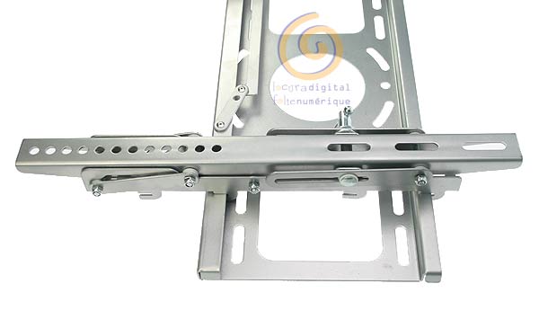 SOP2010PL tilt wall support for LCD, TFT or plasma. 23 to 33 inches. SILVER