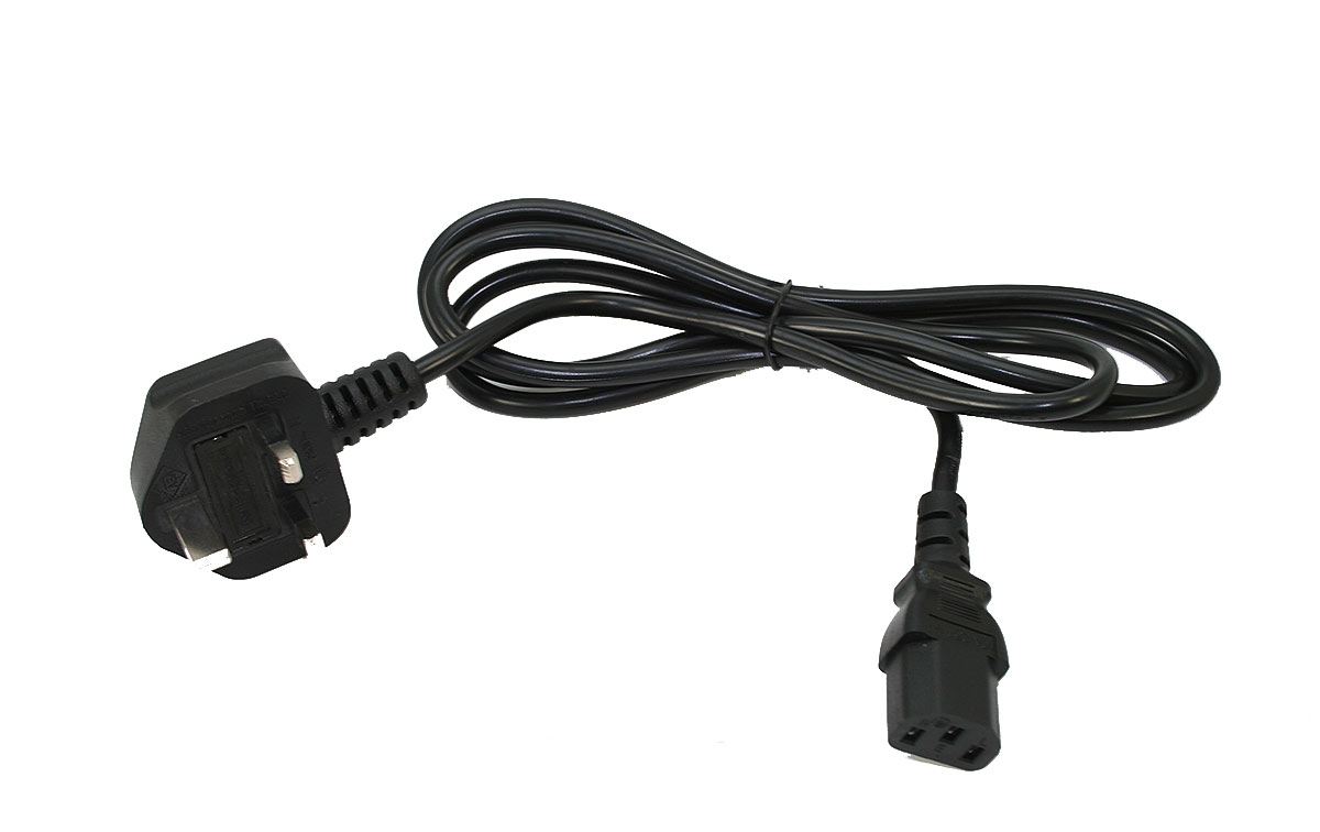 SPC-G-IEC Cable para toma de corriente tipo G para Reino Unido y conector de alimentación IEC 