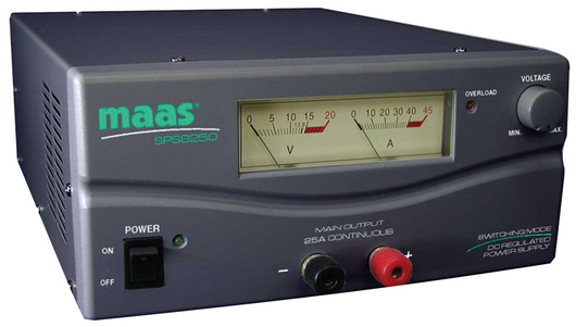 MAAS SPS8250 Switching Power Supply. 220v / 3 - 15v. / 25 amps.