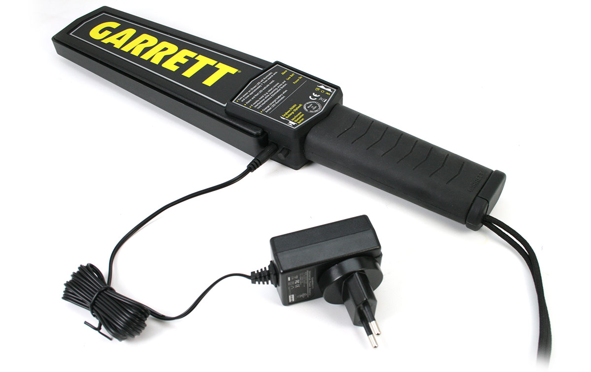 garrett superscannerv kit de carga detector   bateria recargable