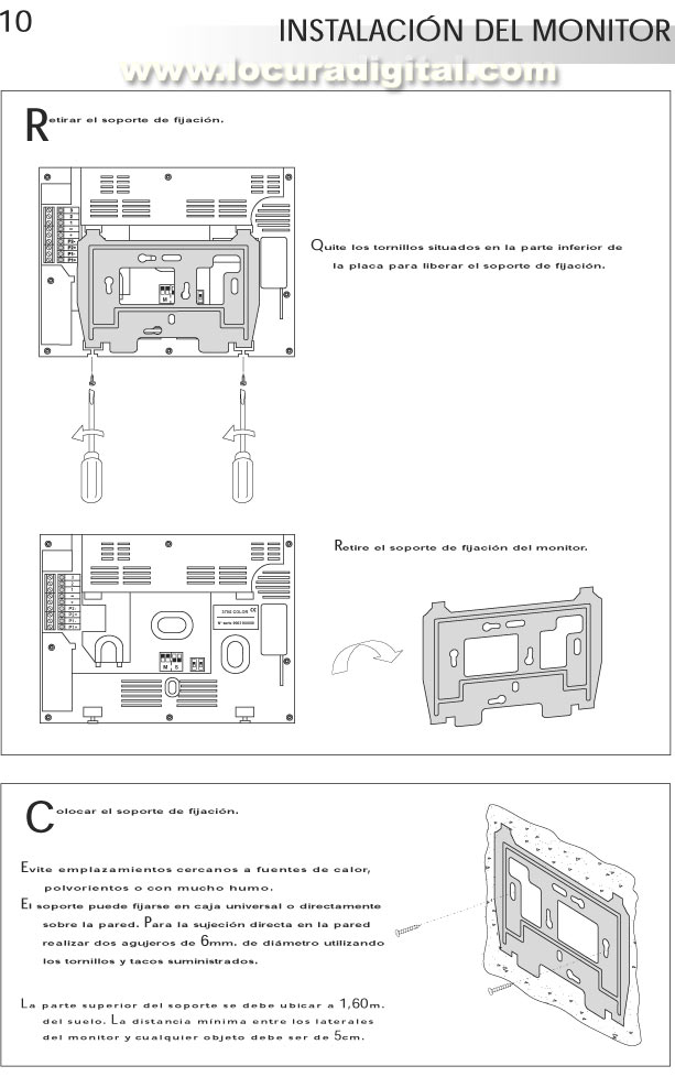 KIT SURF-7-SV-370-S COLOR VIDEO PORTERO SOLO CON DOS HILOS DEDE !! FACIL INSTALACION !!