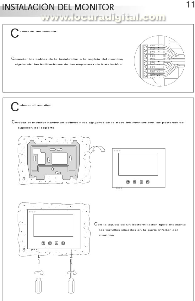 KIT SURF-7-SV-370-S COLOR VIDEO PORTERO SOLO CON DOS HILOS DEDE !! FACIL INSTALACION !!