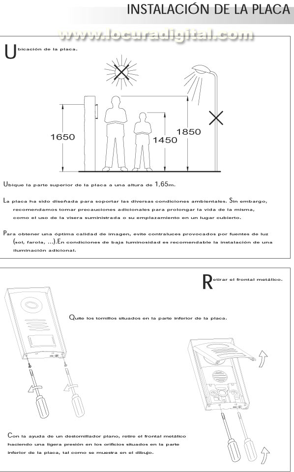 KIT SURF-7-SV-370-S COLOR VIDEO PORTERO SOLO CON DOS HILOS DEDE !! FACIL INSTALACION !!