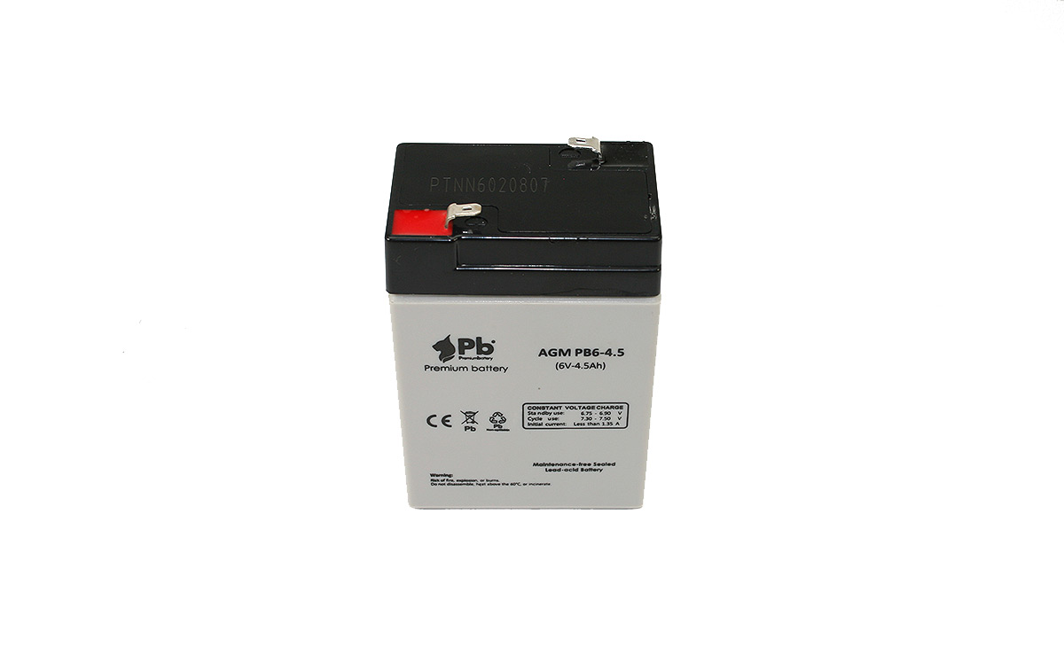 SW645 Batterie Plomb AGM LP 6V-4,5Ah T1