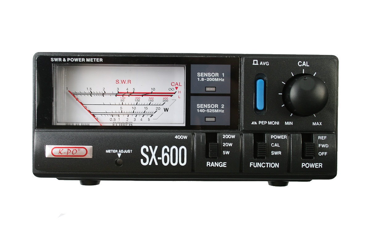 SX-600 Medidor R.O.E. / Watimetro hasta 200 w. 1.8 - 525 MHZ