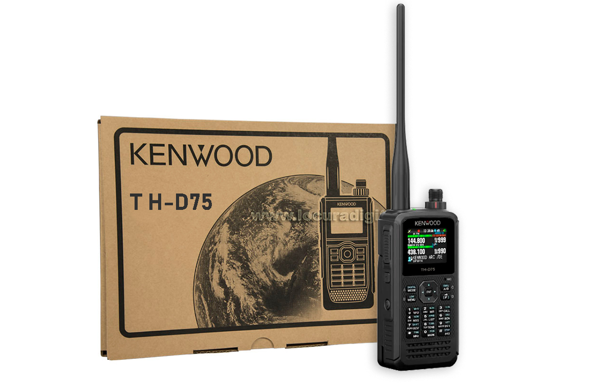 KENWOOD TH-D75 Walkie Bibanda 144/ 430 Mhz REGALO PINGANILLO PIN19K