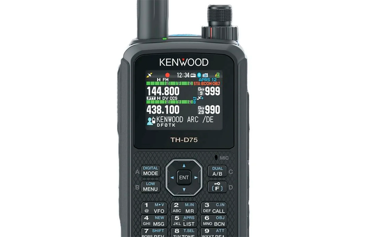 KENWOOD TH-D75 Walkie Bibanda 144/ 430 Mhz REGALO PINGANILLO PIN19K