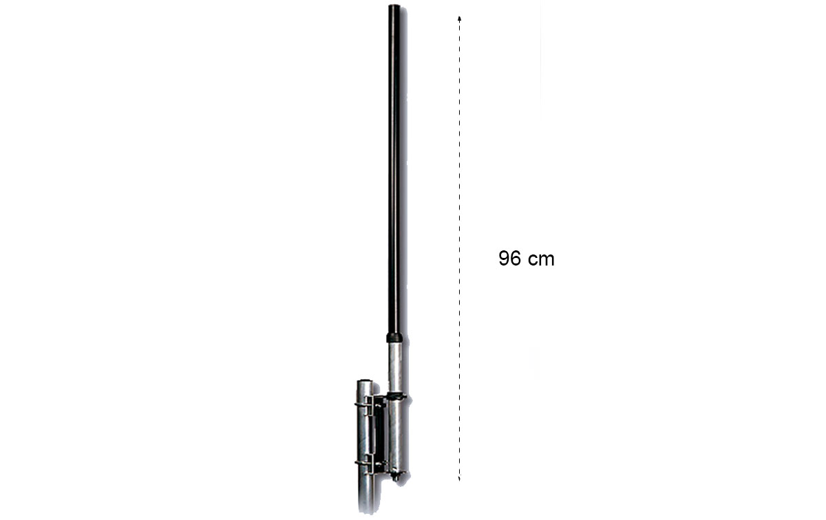 sirio thunder 27 antena de base cb 27 mhz longitud 96 cm 1/4 onda