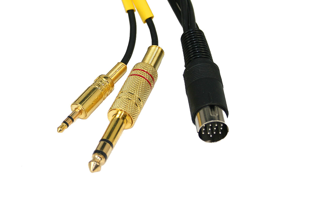 TI-IC13: Cable para Icom IC-703, IC-706 (todos los modelos), IC-718, IC-7000 (necesitan DIN-13 ACC socket), para IC-7200, IC-7300, IC-7410, IC-9100