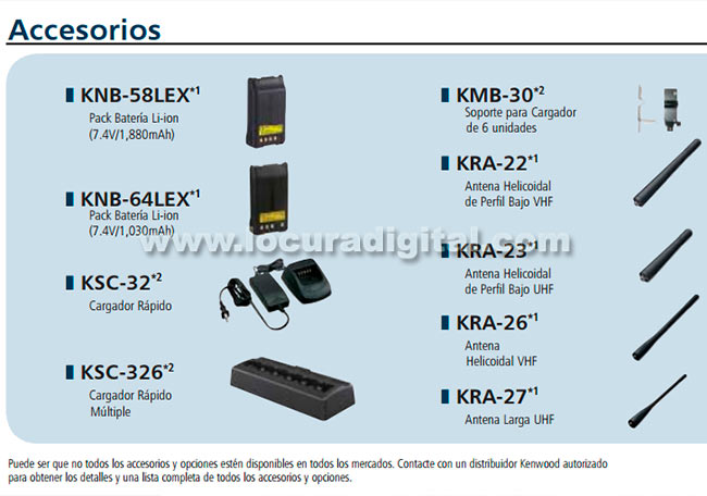 kenwood tk3260exe2 portàtil atex uhf 440-470 mhz - bateria atex li-ion 1030mah knb64lex 1,2w 16 canales. 