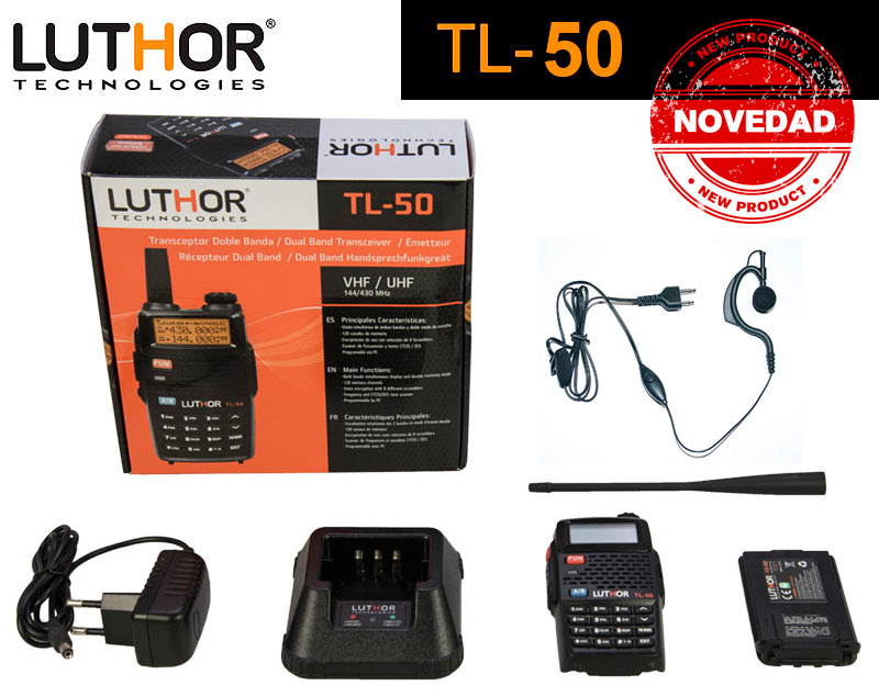 LUTHOR TL-50 Dual band VHF/UHF handheld