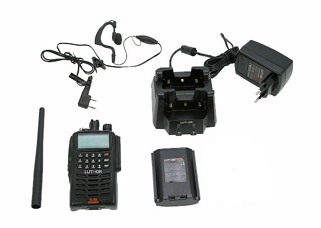 LUTHOR TL-66 HAMMER Walkie doble banda VHF/UHF. IP-65 BATERIA ALTA CAPACIDAD TLB-409