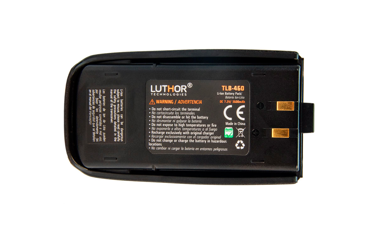 TLB 460 LI LUTHOR BATERIA LI ION 3600 mA PARA TL 60 y Polmar DB 10