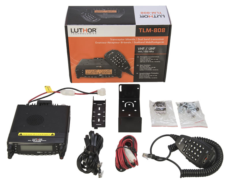 luthor tlm-808 emisora bi-banda 144/430/ mhz 
